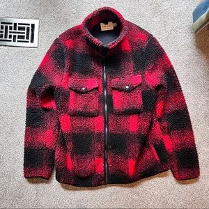 Top Man Flannel Sherpa Jacket